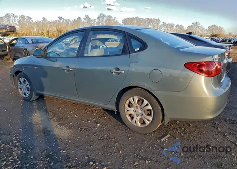 2010 Hyundai Elantra Blue from USA, damaged, VIN KMHDU4AD0AU026621